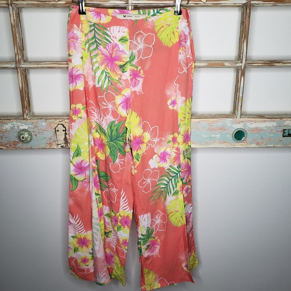 Casual Brazilian made Hawaiian wrap pants size 40 / US size 6 - Picture 1 of 10